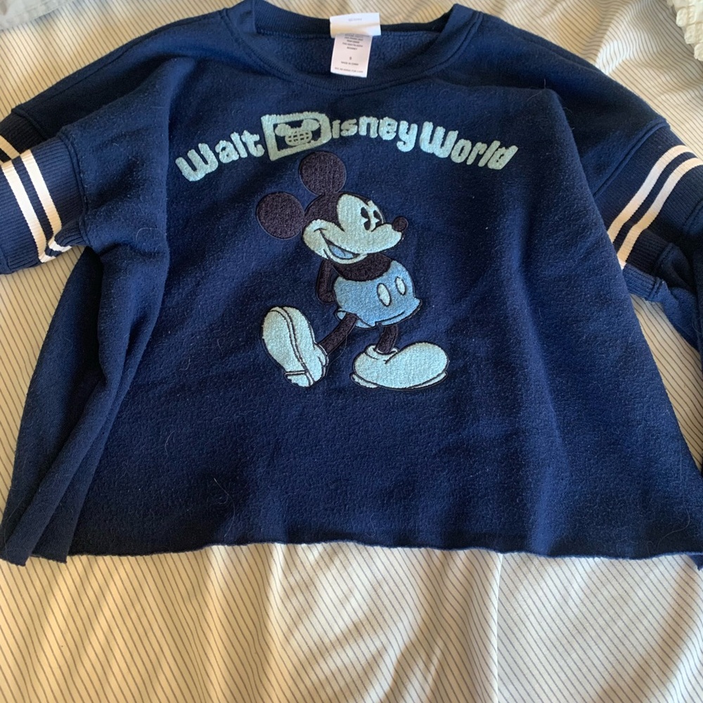 Disney Kids Navy Blue Mickey Mouse Top